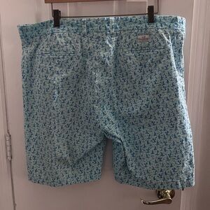 Vineyard Vines Breaker Shorts Size 40 Sailboats And Palm Trees blue coastal